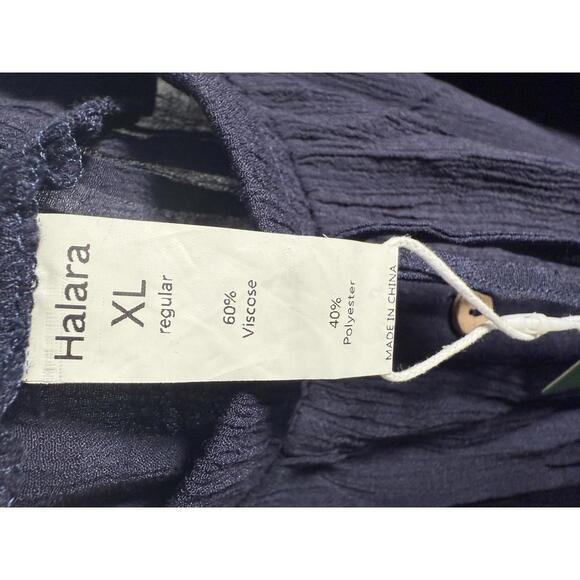 NWT Halara High Waisted Drawstring Pocket Flowy Midi Casual Skirt Size XL - Picture 6 of 8